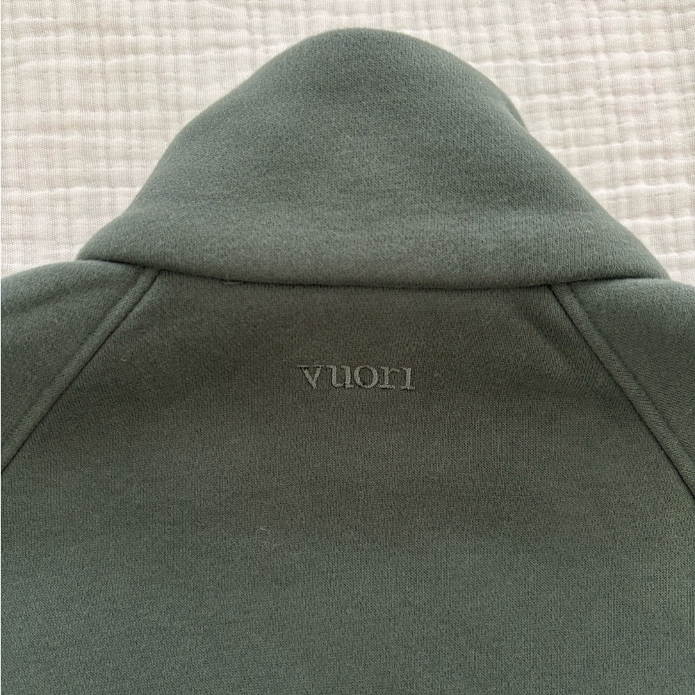 Vuori Restore Double Zip Sweatshirt Agate Green Sz: XSmall - Picture 6 of 7